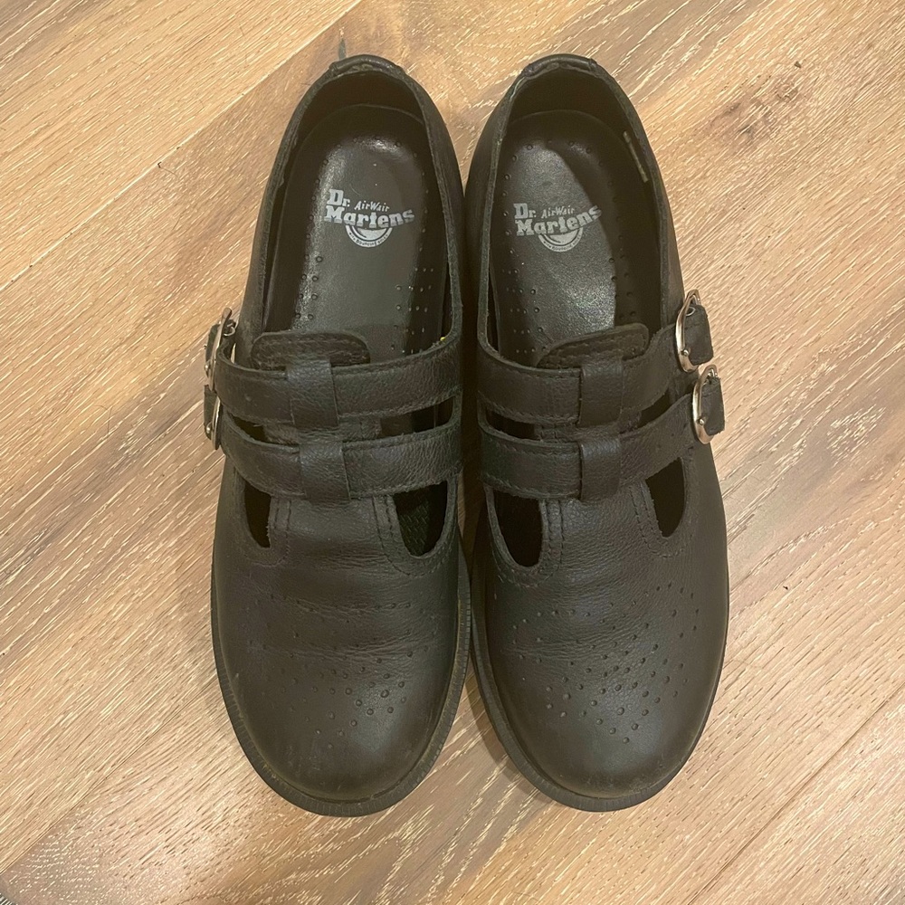 Dr. Martens Mary Jane Black Shoes
